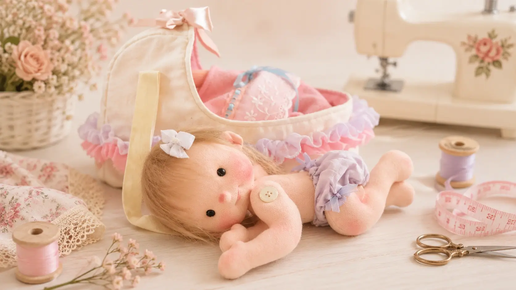 Bebê Engatinha com Moisés
